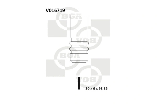 Angos vožtuvas BGA V016719