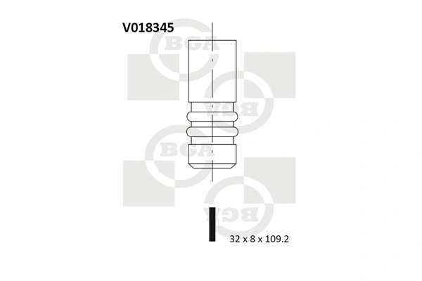 Angos vožtuvas BGA V018345