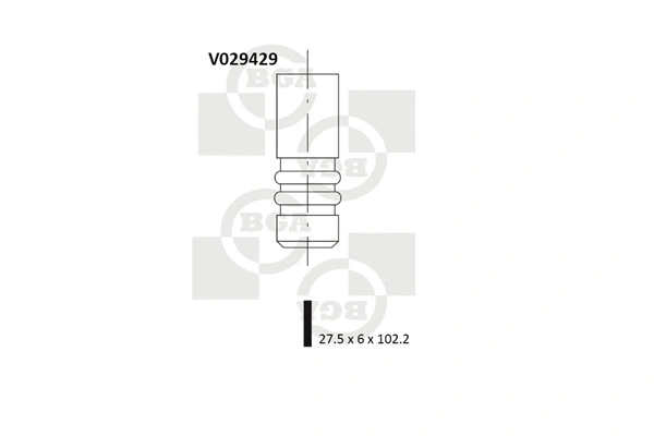 Angos vožtuvas BGA V029429