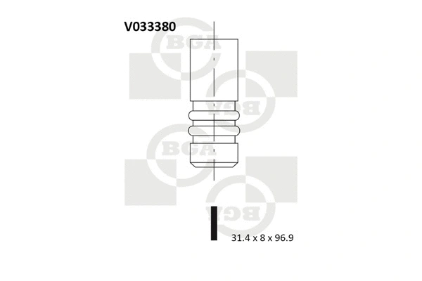 Angos vožtuvas BGA V033380