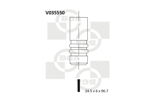 Angos vožtuvas BGA V035550