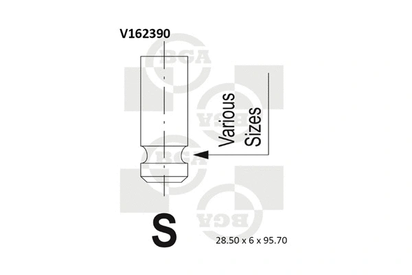 Įvado vožtuvas BGA V162390