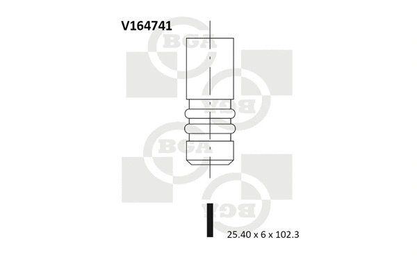 Angos vožtuvas BGA V164741