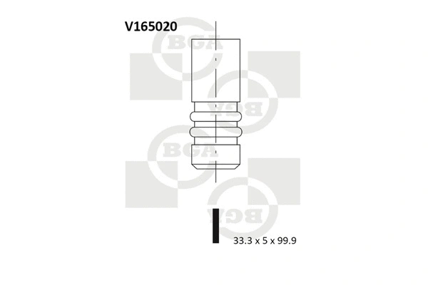 Įvado vožtuvas BGA V165020