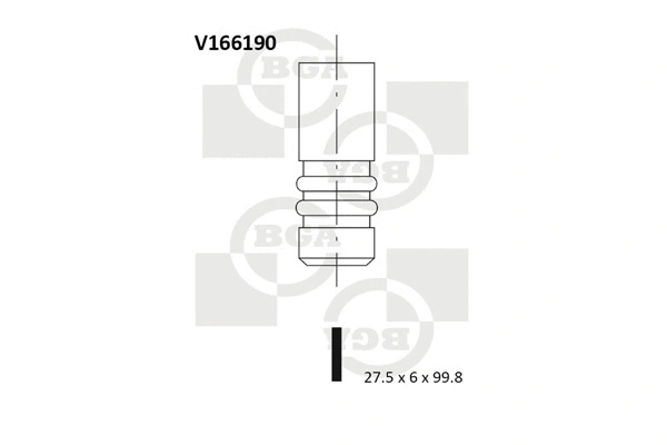 Įvado vožtuvas BGA V166190