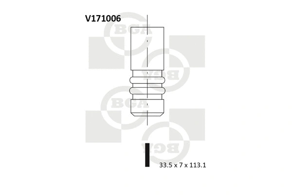 Įvado vožtuvas BGA V171006