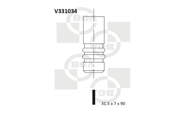 Angos vožtuvas BGA V331034