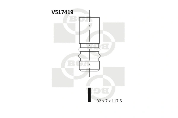 Įvado vožtuvas BGA V517419