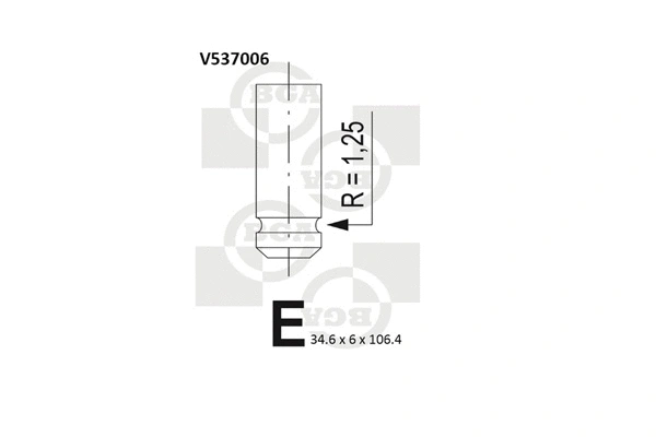 Įvado vožtuvas BGA V537006