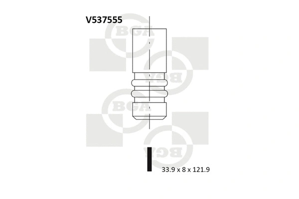 Angos vožtuvas BGA V537555