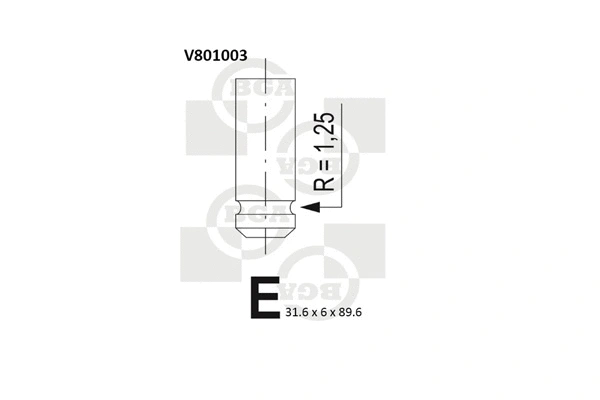 Įvado vožtuvas BGA V801003