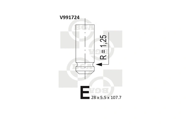 Angos vožtuvas BGA V991724