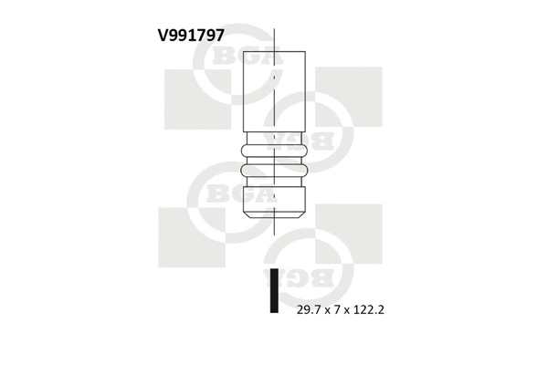 Įvado vožtuvas BGA V991797