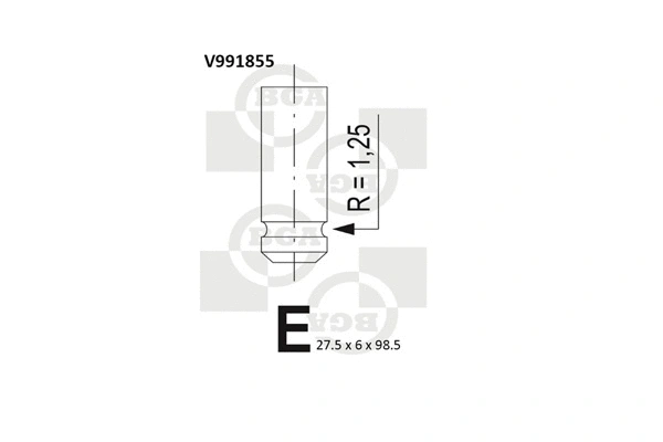 Įvado vožtuvas BGA V991855