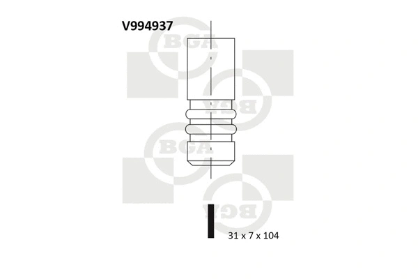 Įvado vožtuvas BGA V994937