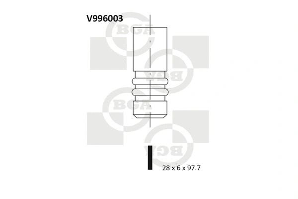 Angos vožtuvas BGA V996003