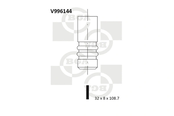 Angos vožtuvas BGA V996144