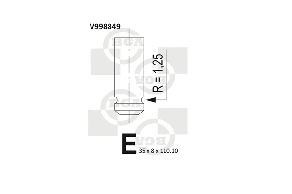 Įvado vožtuvas BGA V998849