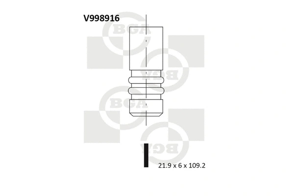 Įvado vožtuvas BGA V998916