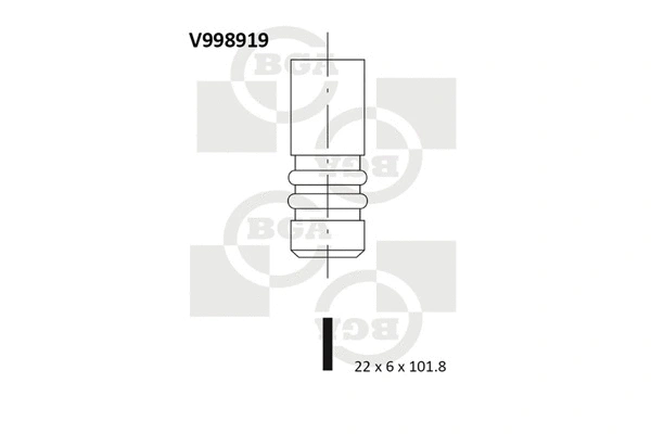 Angos vožtuvas BGA V998919