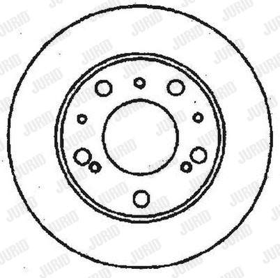 Stabdžių diskas JURID 561321JC