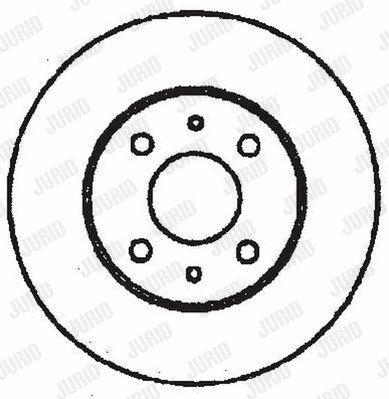Stabdžių diskas JURID 561340JC