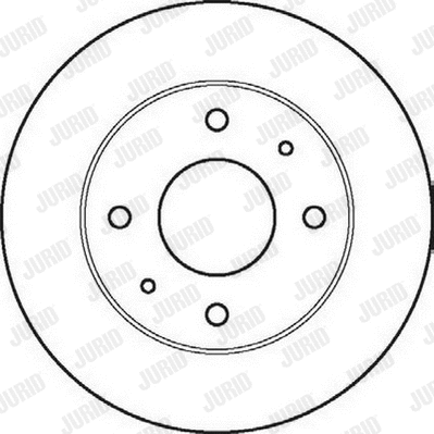 Stabdžių diskas JURID 561861JC