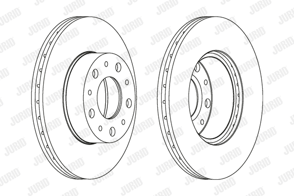 Stabdžių diskas JURID 561984JC