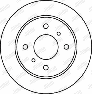 Stabdžių diskas JURID 562032JC
