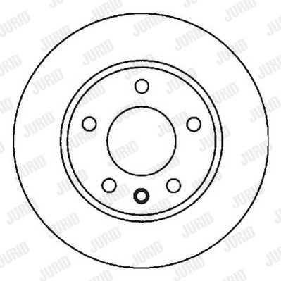 Stabdžių diskas JURID 562035JC