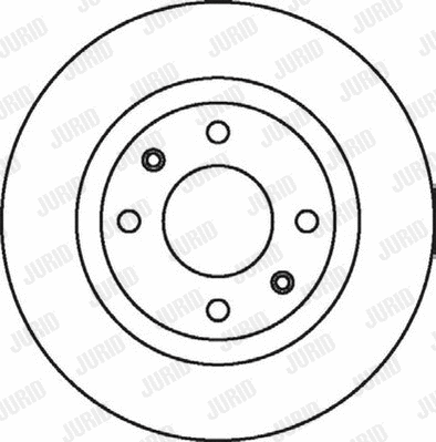 Stabdžių diskas JURID 562044JC