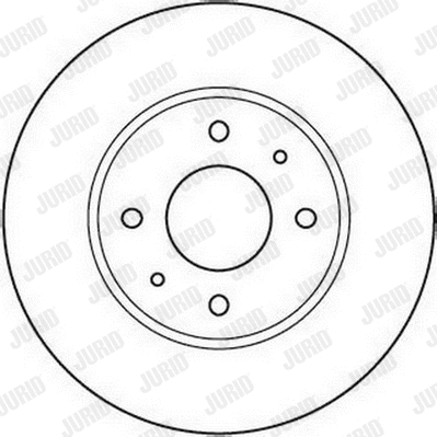 Stabdžių diskas JURID 562088JC