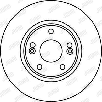 Stabdžių diskas JURID 562182JC