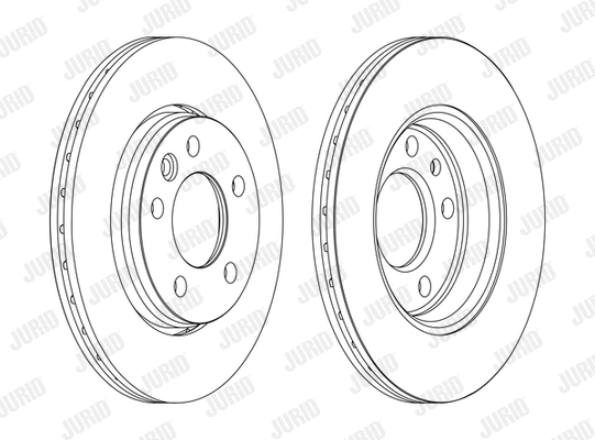 Stabdžių diskas JURID 562262JC
