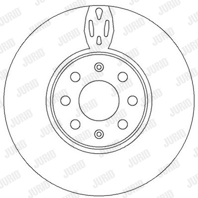 Stabdžių diskas JURID 562297JC