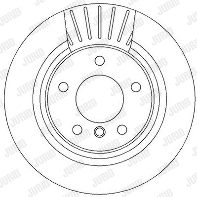 Stabdžių diskas JURID 562316JC