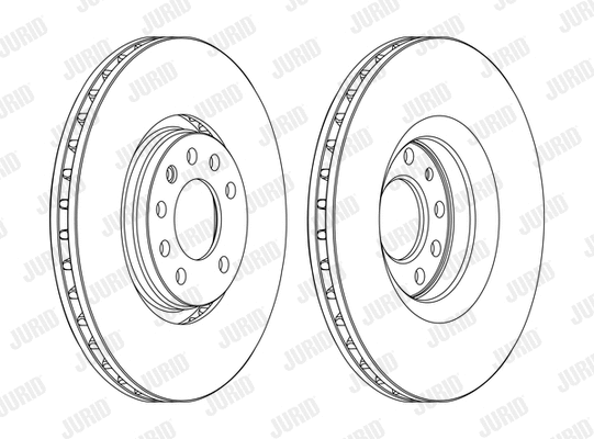 Stabdžių diskas JURID 562390JC-1