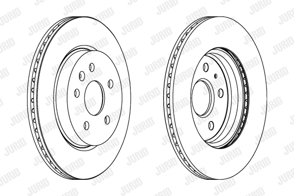 Stabdžių diskas JURID 562463JC