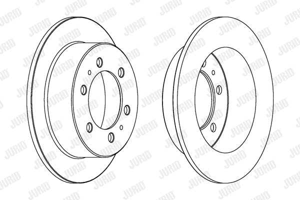 Stabdžių diskas JURID 562530JC