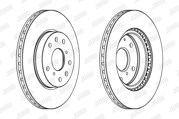 Stabdžių diskas JURID 562534JC