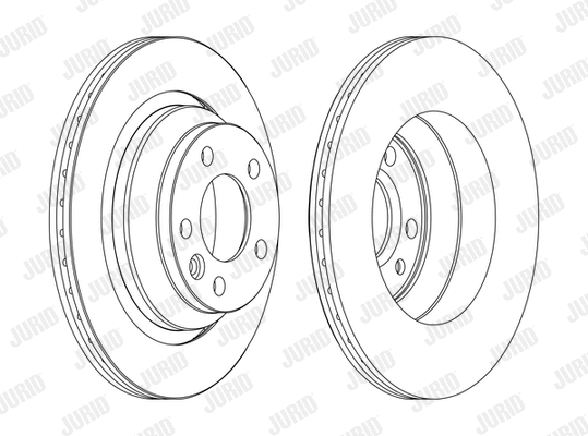 Stabdžių diskas JURID 562603JC