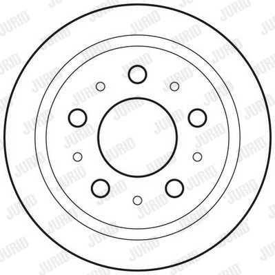 Stabdžių diskas JURID 562629JC