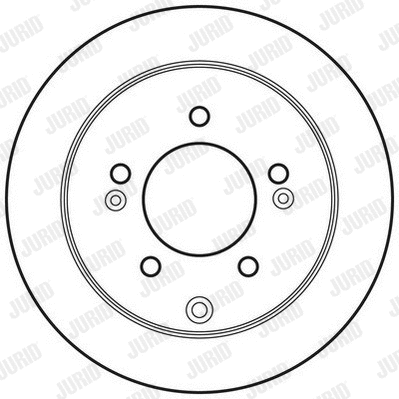 Stabdžių diskas JURID 562686JC