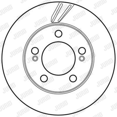 Stabdžių diskas JURID 562785JC