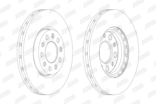 Stabdžių diskas JURID 562916JC