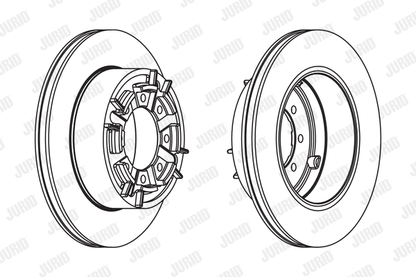 Stabdžių diskas JURID 567128J