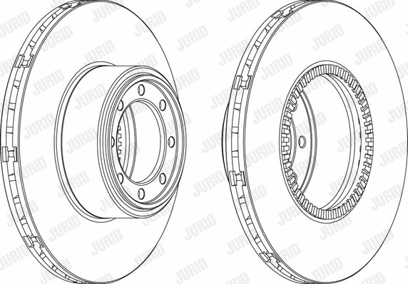 Stabdžių diskas JURID 569192J