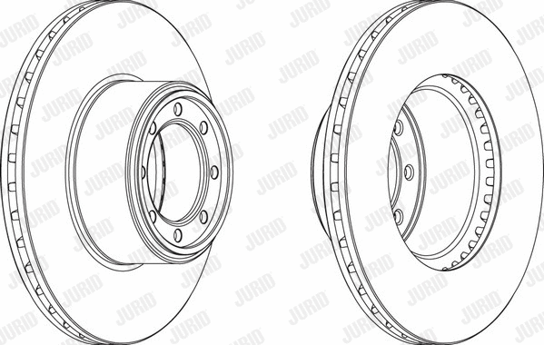 Stabdžių diskas JURID 569195J
