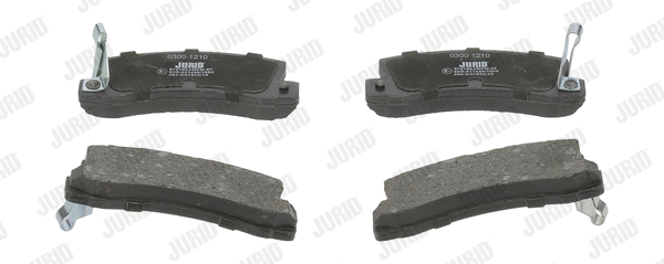 Diskinių stabdžių trinkelių rinkinys JURID 572188J
