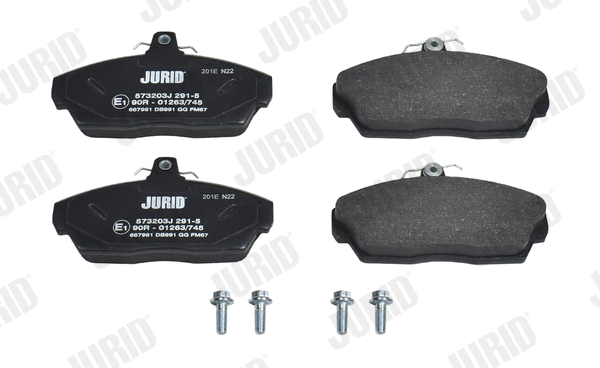 Diskinių stabdžių trinkelių rinkinys JURID 573203J